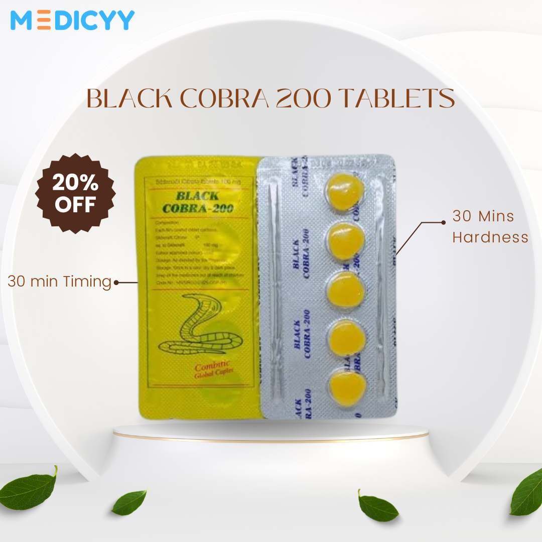 Black Cobra 200 Tablets Black Cobra 200 Tablets