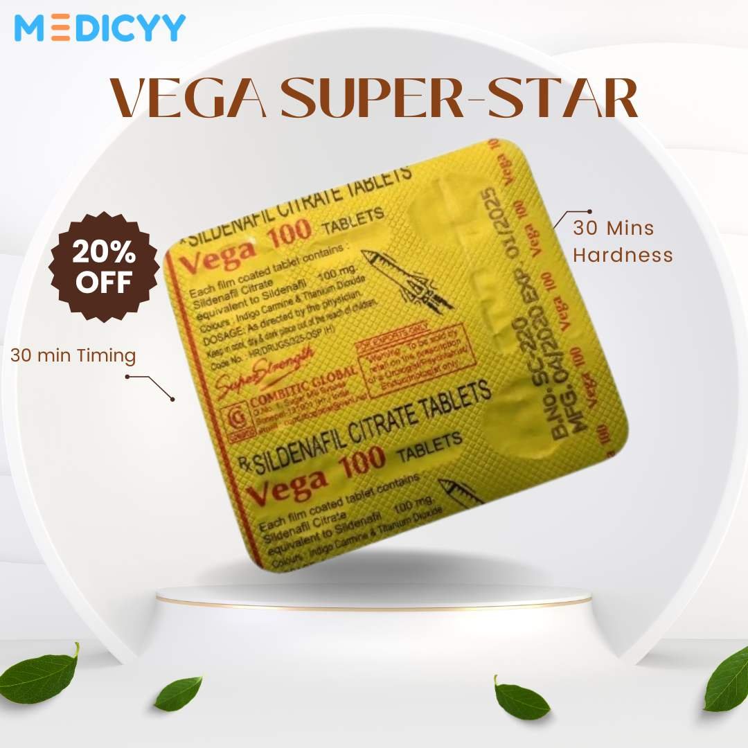 Vega 100mg Tablets Super-Star Vega 100mg Tablets Super-Star